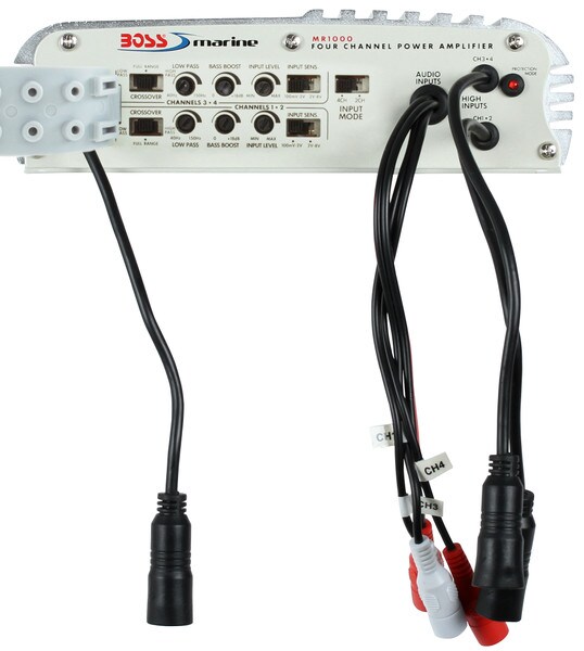 Main product image for BOSS MR1000 1000W High Output 4-Channel Full-Range Class A/B Marine Amplifier265-4081